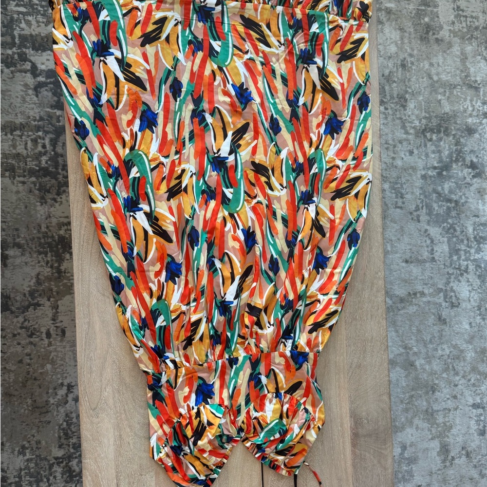 Colorful Abstract Print Women's Skirt